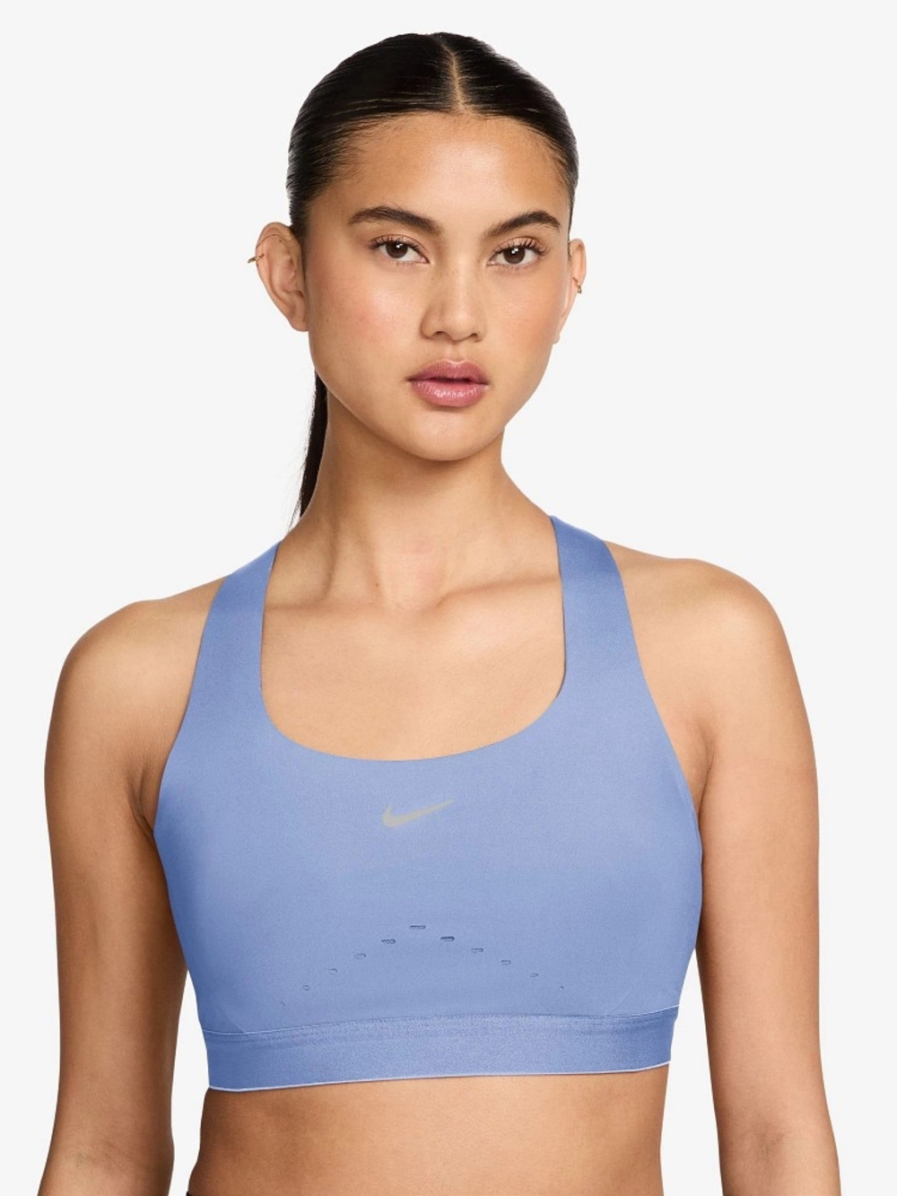 Nike Light Periwinkle Medium-Support Sports Bra
